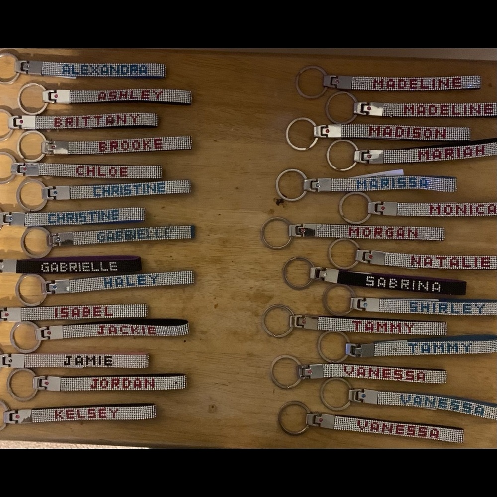 Rhinestone key chain